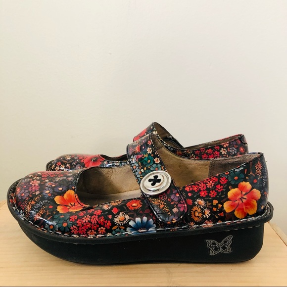 Algeria by PG Lite Paloma Mary Jane Floral Size 34 4/4.5 - Picture 3 of 8